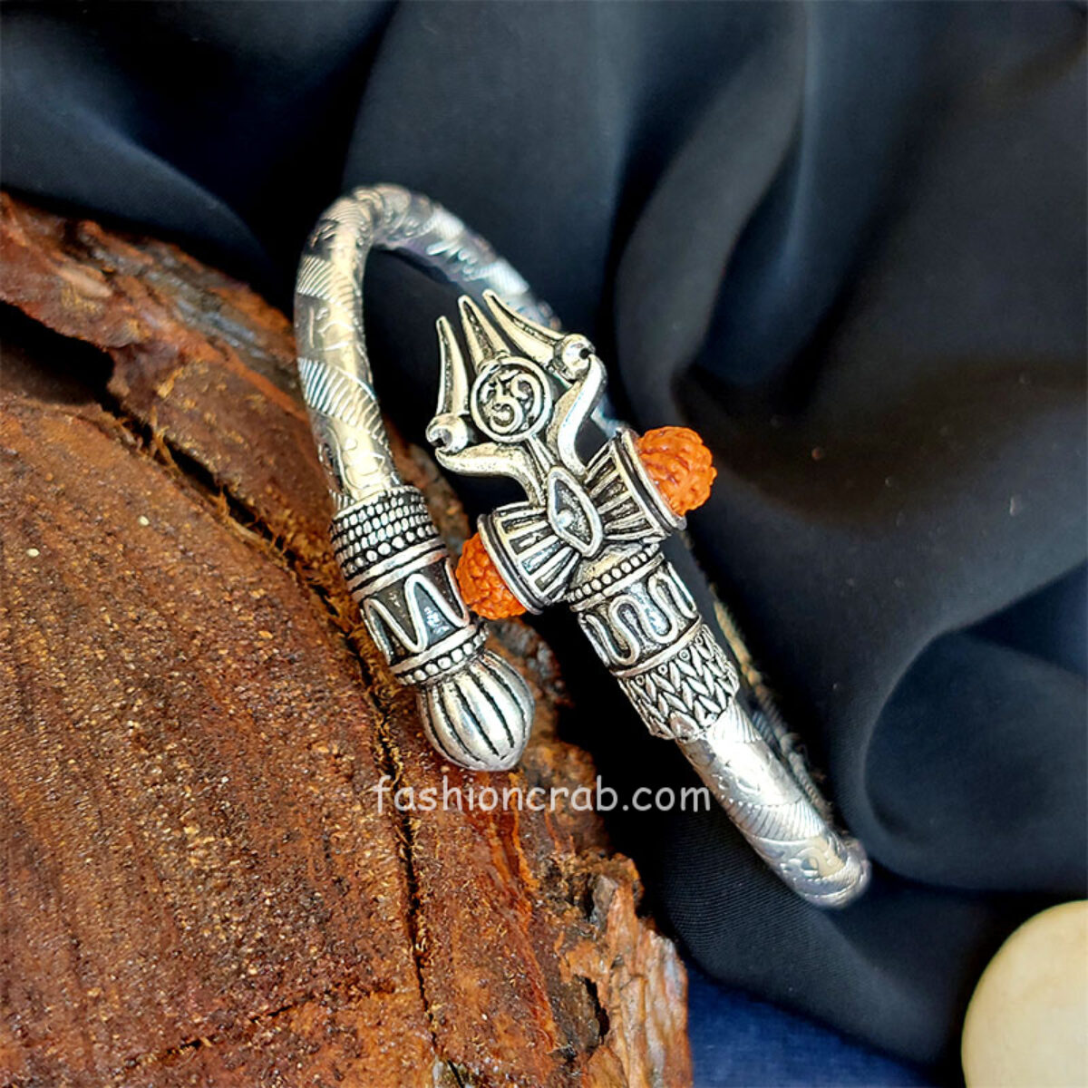 Designer OM Rudraksha Leather Bracelet Golden Lord Shiva Wrist Band  Religious | eBay