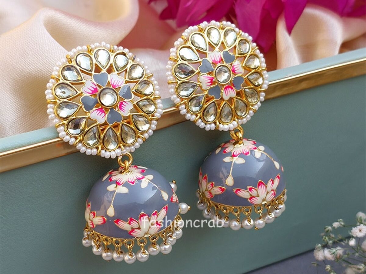 Samiksha Earrings ( 16 colors) | Jewels and Stones India