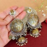Manasvi Oxidised Jhumka