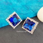 Blue Crystal Earrings for Women