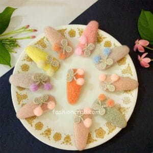 Bow Shaped Hair Clip for Baby Girl