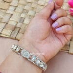Champagne Stone Color Kada Bangle