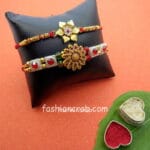 Floral Designer Rakhi Set of 2