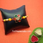 Flower Embellised Designer Rakhi