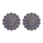 Oxidised Ganpati Earrings