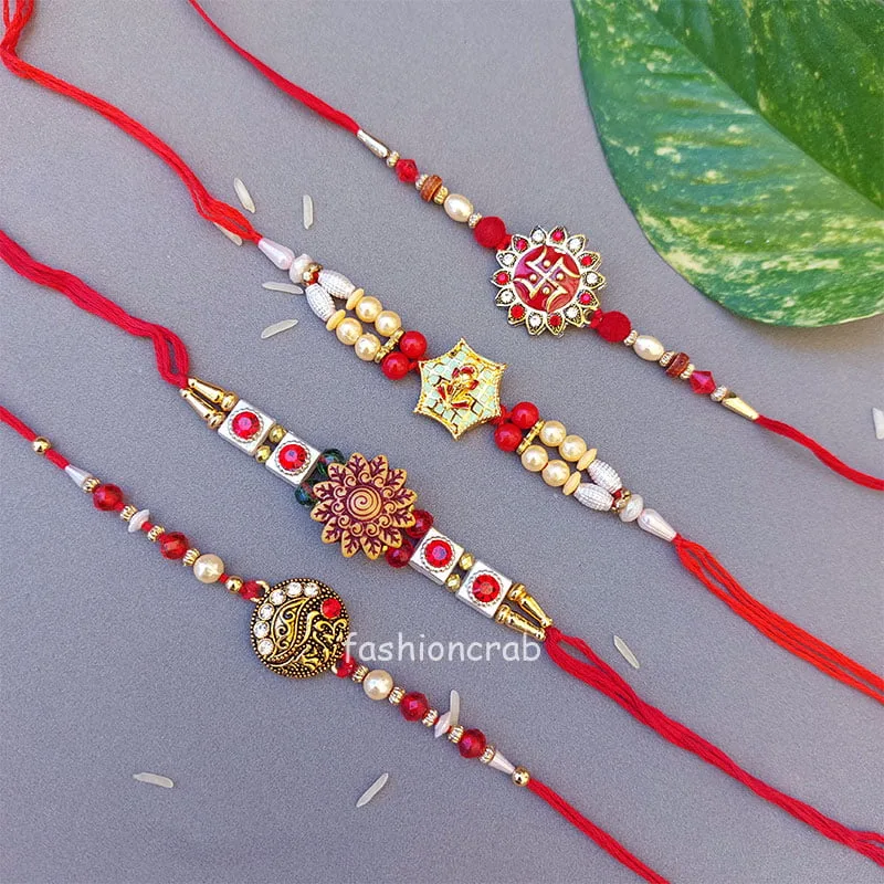 Rakhi for Brother - Combo Pack 4