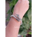 Om Kada Bracelet for Men - Silver