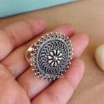 Oxidised Silver Ring - Vintage Charm