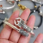 Om Kada Bracelet for Men - Silver