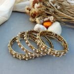 Golden-Color-Bangles-Set-02 Golden Color Bangles Set