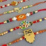 Handmade Thread Rakhi Set of 6