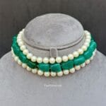 Jennifer Pearl Choker - Green