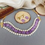 Jennifer Pearl Choker - Lavender