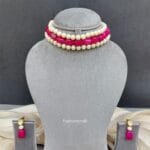 Jennifer Pearl Choker - Pink