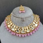Karisma Lavender Color Kundan Necklace