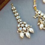Katrina Kundan Jewellery Set - White