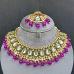 Mouni Purple Kundan Jewelry