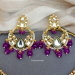 Mouni Purple Kundan Jewelry