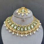 Mouni White Kundan Jewelry