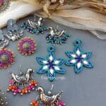 Oxidised Earrings Combo of 5 - Assorted