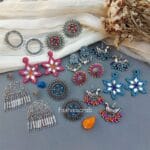 Oxidised Earrings Combo of 5 - Assorted