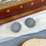 Oxidised Ganpati Earrings