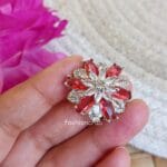 Pink Zirconia Ring for Women