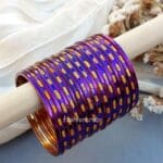 Purple-Glass-Bangle-Set Purple Glass Bangle Set
