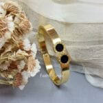 Roman Numeral Anti Tarnish Bracelet - Golden