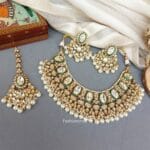 Sakshi White Kundan Necklace