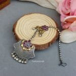 Vidya Oxidised Maang Tikka