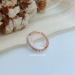 White Anti Tarnish Ring for Girls