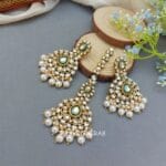 Nayra Pearl Earrings and Tikka Set