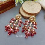 Tehnaaz Pink Kundan Earrings