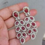 Zeenat Pink AD Necklace Set