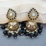 Gauri Mirror Necklace - Black