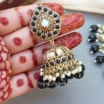 Gauri Mirror Necklace - Black