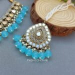 Gauri Mirror Necklace - Blue
