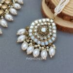 Gauri Mirror Necklace - White
