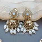 Gauri Mirror Necklace - White