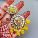 Inayat Kundan Necklace - Yellow