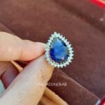 Blue Zirconia Women Ring