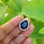 Blue Zirconia Women Ring