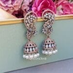 Lisa American Diamond Earrings - Rose Gold