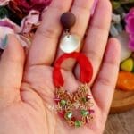 Red Statement Earrings