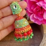 Sonarika Green Jhumka