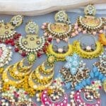 5 Assorted Meenakari Earrings - Chandbali Earrings Combo Set of 5
