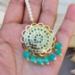 Bahar-Jadau-Jhumka-Earring-Blue-02 Bahar Jadau Jhumka Earring Blue