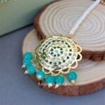 Bahar-Jadau-Jhumka-Earring-Blue-04 Bahar Jadau Jhumka Earring Blue