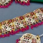 Pink Jadau Bani Necklace Set